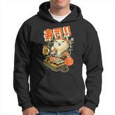 Ramen Clothing Graphic Cat Sushi Kawaii Anime Japanese Hoodie