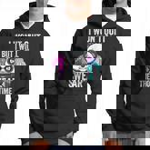 I Won't Quit But I'll Swear The Whole Time Gym Quote Hoodie