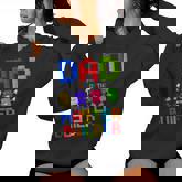 Dad Of The Master Builder Birthday Boy Girl Blocks Birthday Women Hoodie