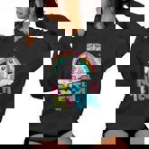 Death Metal Rainbow Unicorn Heavy Metal Women Hoodie