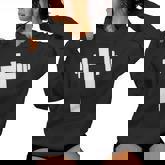 Dumbbell Barbell Cross Christian Gym Workout Lifting Women Hoodie