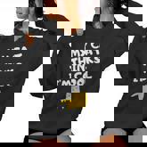Fun Saying My Cat Thinks I'm Cats Lover Joke Women Hoodie