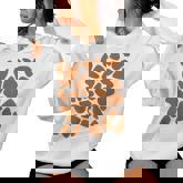 Giraffe Print T Pattern Trick Or Treat Jungle Animals Women Hoodie