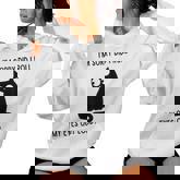 I'm Sorry Did I Roll My Eyes Out Loud Sarcastic Cat Women Hoodie