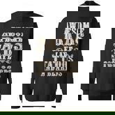 Awesome Dads Have Tattoos And Beards Daddy Fathers Day Sweatshirt
