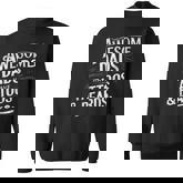 Awesome Dads Have Tattoos And Beards Father's Day July 4Th Sweatshirt