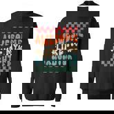 Awesome Like My Daughter Retro Groovy Fathers Day Dad Sweatshirt