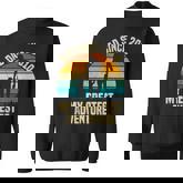 Dad Since 2010 My Greatest Adventure Vintage Father's Day Sweatshirt
