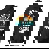 Dad Since 2019 My Greatest Adventure Vintage Father's Day Sweatshirt