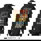 Dad Father And Daughter Matching Family Retro Vintage Sweatshirt