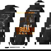 Hello Darkness Bruh Cat Lover Solar Eclipse April 08 2024 Sweatshirt