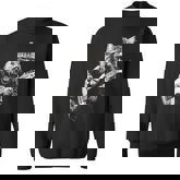 Rock Cat Playing Guitar Guitar Cat Guitarist Sweatshirt