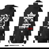 Star Of David Israel Am Yisrael Chai Bring Them Home Now Sweatshirt