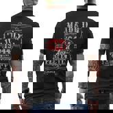 80 Years Old Legends Born In July 1944 80Th Birthday Men's T-shirt Back Print