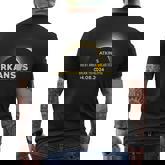 Atkins Ar Arkansas Total Solar Eclipse 2024 Men's T-shirt Back Print