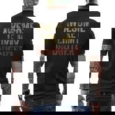 Awesome Like My Daughter Fathers Day From Daughter Men's T-shirt Back Print