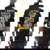Big Brother Of The Wild One Birthday Animal Safari Jungle Men's T-shirt Back Print