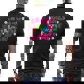 Bingo Player Crazy Bingo Lady Men's T-shirt Back Print