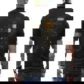 Cpu Core Processor Circuit Board Ai Golden Geek Gamer Heart Men's T-shirt Back Print