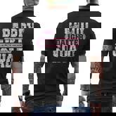 Daddy Daughter Squad Matching Dad Daughters Father Daughter Men's T-shirt Back Print