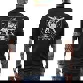 Dj Vitruvian Man Da Vinci Dj Music Festival Party Men's T-shirt Back Print