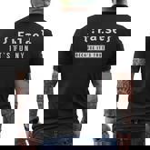 False Programmer Coding Code Coder Software Men's T-shirt Back Print