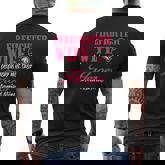 Firefighter Wife Most People Never Meet Their Heroes Mens Back Print T-shirt