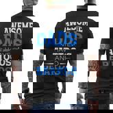 Awesome Dads Have Tattoos And Beards Father's Day Men's T-shirt Back Print