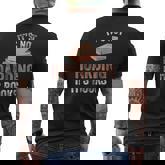 Bookworm Saying It's Not Hoarding If It's Books Humor Men's T-shirt Back Print