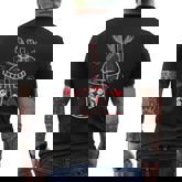 Ghos-Tea Spooky Boba Emo Goth Alt Red Men's T-shirt Back Print