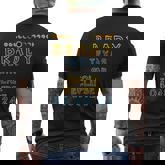 Happy Totality Solar Eclipse 2024 In Brady Texas 04 08 2024 Men's T-shirt Back Print