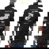 Honey Badgers Don't Care Mens Back Print T-shirt