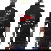 I'm His Lobster Matching Couple Valentine's Day Men's T-shirt Back Print