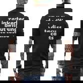 Introverted But Willing To Discuss Cats Men's T-shirt Back Print