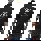 Its Just A Phase Moon Phases Mens Back Print T-shirt