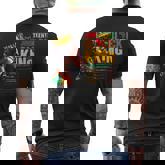 Junenth Black King 1865 African Nutritional Facts Men's T-shirt Back Print