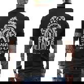 In May We Wear Black Melanoma And Skin Cancer Awareness Men's T-shirt Back Print