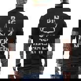 Mens Big Racks Matter Deer Buck Hunting Men's Hunter Mens Back Print T-shirt