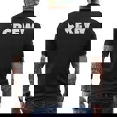 Men's Women's The Word Crew Back Printed Uniform Crew Men's T-shirt Back Print