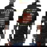 New Us Citizen Est 2024 American Immigrant Citizenship Men's T-shirt Back Print