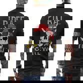 Pirate Crew Jolly Roger Flag Skull Family Matching Pirates Men's T-shirt Back Print