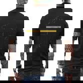 Pittsburgh Skyline 412 Mens Back Print T-shirt