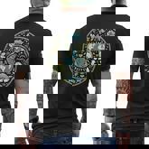 Protect Bees Aid Animals & Upcycle Plastics For Earth Day Men's T-shirt Back Print