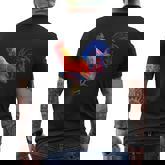 Rooster Country Decor Chicken Gallo Rooster Mens Back Print T-shirt