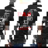 Scuba Diving Dad Fathers Day Diver Scuba Diving Mens Back Print T-shirt