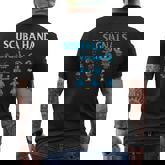 Scuba Diving Signs For A Diver Men's T-shirt Back Print
