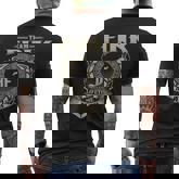 Team Fink Lifetime Member Vintage Fink Family Mens Back Print T-shirt