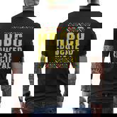 Historical Black College Alumni HBCU Educated Principal Mens Back Print T-shirt