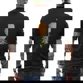 Upside Down Pineapple T Shirt Mens Back Print T-shirt