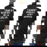 Wednesday Squad Fun Matching Group For Wednesday Men's T-shirt Back Print